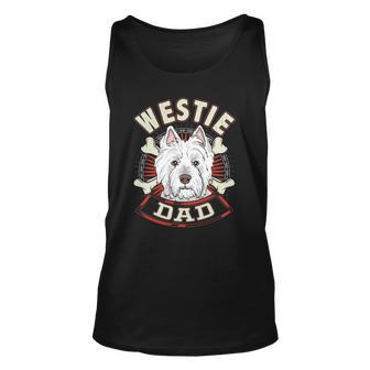 Westie Dad Fathers Day Gift Unisex Tank Top | Mazezy