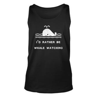Whale Watching Gifts For Whale Watcher Unisex Tank Top | Mazezy
