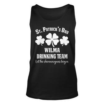 Wilma Name Gift Drinking Team Wilma Let The Shenanigans Begin Unisex Tank Top - Seseable