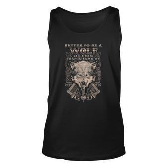 Wolf Of Odin - Norse Gift Unisex Tank Top | Mazezy