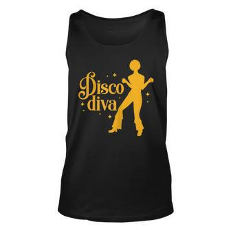 Womens Disco Diva 70S 1970S Seventies Retro Party Unisex Tank Top - Thegiftio UK