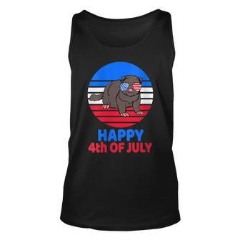 Womens Ferret 4Th Of July For Ferret Lover July 4Th Ferret Mom Dad Unisex Tank Top - Seseable