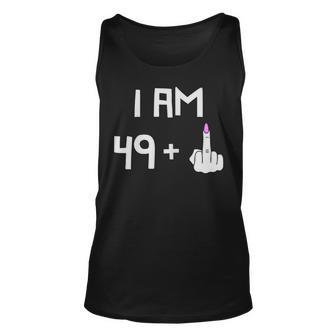 Womens Funny 50Th Birthday Turning Fifty Gag Gift For Mom Or Wife Unisex Tank Top - Seseable