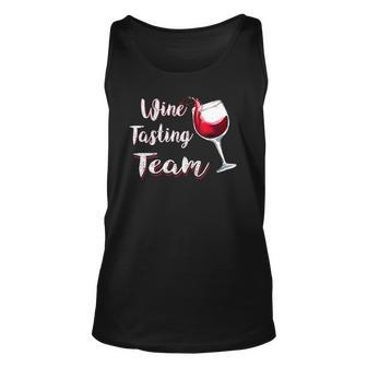 Womens Funny Wine Tasting Teamfor Men Women Need Wine Gifts Unisex Tank Top | Mazezy