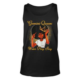 Womens Gemini Queens Are Born In May 21 - June 21 Birthday Unisex Tank Top - Seseable