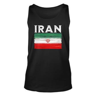 Womens Iran Flag Vintage Iran Flag Unisex Tank Top | Mazezy