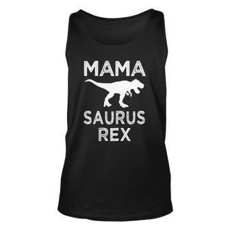 Womens Mama Saurus Rex Funnyrex Mommy Party Gift Unisex Tank Top | Mazezy DE