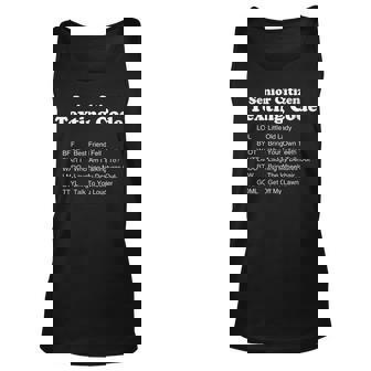 Womens Senior Citizen Texting Code Old People Gift Unisex Tank Top - Thegiftio