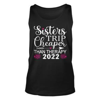 Womens Sisters Trip 2022 Weekend Vacation Lover Girls Road Trip Unisex Tank Top - Thegiftio UK