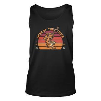 Year Of The Tiger Chinese Zodiac Chinese New Year 2022 Ver2 Unisex Tank Top | Mazezy DE