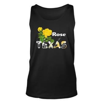Yellow Rose Of Texas Classic Watercolor Unisex Tank Top | Mazezy