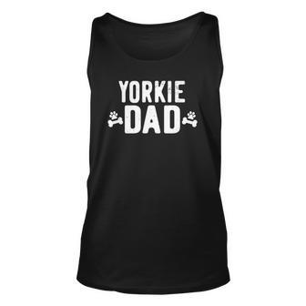 Yorkie Dad Funny Yorkie Lover Gift Outfit Unisex Tank Top | Mazezy