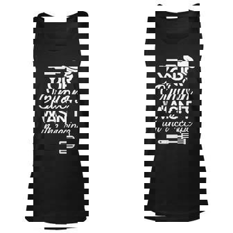 Your Opinion Wasnt In The Recipe Gastronomy Cook Gift Unisex Tank Top - Thegiftio