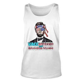 4Th Of July Abe Lincoln Fourth Of July Tee Men Unisex Tank Top | Mazezy