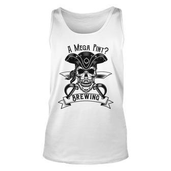 A Mega Pint Brewing Pirate Of The Mega Pint Unisex Tank Top - Monsterry
