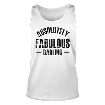 Absolutely Fabulous Darling Unisex Tank Top | Favorety UK