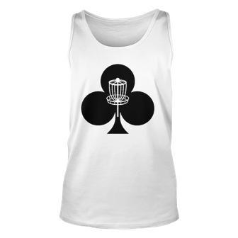 Ace Of Clubs Disc Golf Lovers Gift Unisex Tank Top | Mazezy