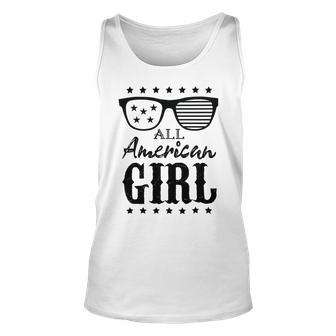 All American Girl 4Th Of July Family Matching Sunglasses Unisex Tank Top | Favorety AU