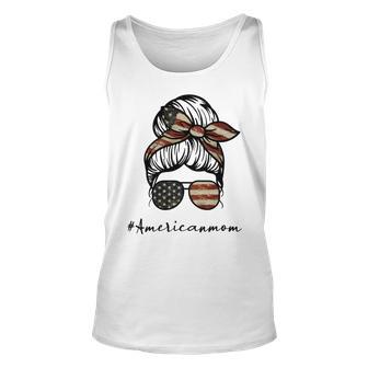 American Mom Great American Flag Sunglasses Mom Mothers Day Unisex Tank Top | Favorety DE