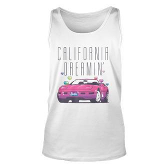 Barbie California Dreamin Music Lover Gift Unisex Tank Top | Mazezy