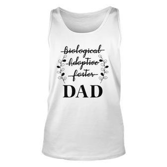 Mens Biological Adoptive Foster Dad Adopted Daughter Son Adoption Tank Top | Mazezy