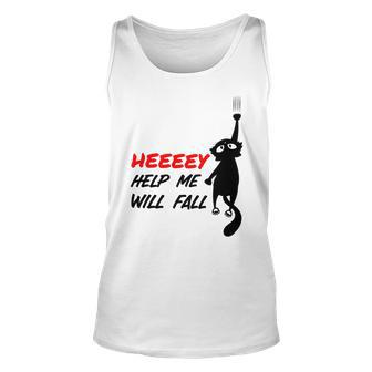 Black Cat Sayes Hey Cat Sayes Hey Unisex Tank Top | Favorety DE