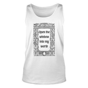 Black White Gothic Medieval Unisex Tank Top | Favorety AU