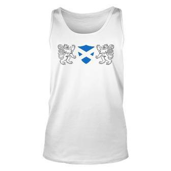 Campbell Scottish Family Clan Scotland Name Lion T Shirt Unisex Tank Top - Seseable