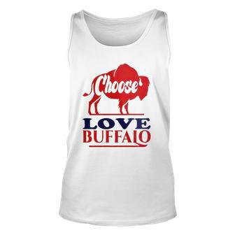 Choose Love Buffalo Pray For Stop Hate Unisex Tank Top | Mazezy