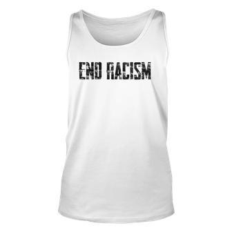 Civil Rights End Racism Mens Protestor Anti-Racist Unisex Tank Top | Mazezy AU