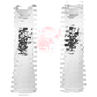 Cool Yakuza Cat Japanese Samurai Cat Ninja Cat Japan Neko Unisex Tank Top | Mazezy