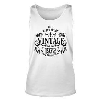 Copy Of 50Th Birthday Born 1972 Vintage Unisex Tank Top | Favorety AU