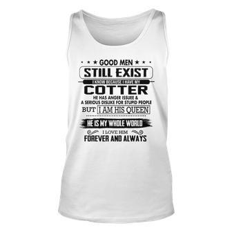 Cotter Name Gift I Know Because I Have My Cotter Unisex Tank Top - Seseable