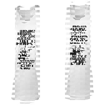 Dinosaurs Didnt Drive Forklifts Jokes Funny Forklift Driver Unisex Tank Top | Mazezy