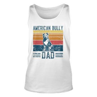 Dog Bully Pit Bull Dad - Vintage American Bully Dad Unisex Tank Top | Mazezy