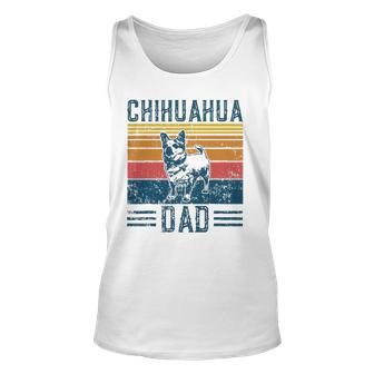 Dog Chihuahua Dad - Vintage Chihuahua Dad Unisex Tank Top | Mazezy