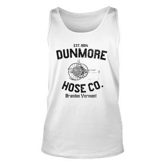 Dunmore Hose Company Vintage Brandon Vermont Unisex Tank Top | Mazezy