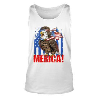 Eagle American Flag Usa Flag Mullet Eagle 4Th Of July Merica Tank Top | Mazezy AU