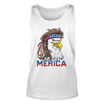 Eagle Mullet 4Th Of July American Flag Merica Usa Essential Unisex Tank Top | Mazezy CA