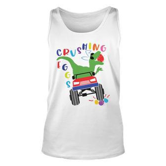 Easter Dinosaur Happy Eastrawr Easter Saurus Rex Unisex Tank Top | Favorety AU