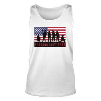 Freedom Isnt Free 4Th Of July America Unisex Tank Top | Mazezy
