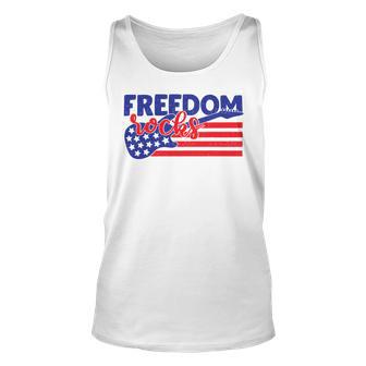 Freedom Rocks Musician Guitarist 721 Shirt Unisex Tank Top | Favorety UK