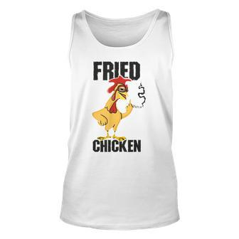 Fried Chicken Drumstick Nuggets Wings Breadcrumbs V2 Unisex Tank Top - Seseable