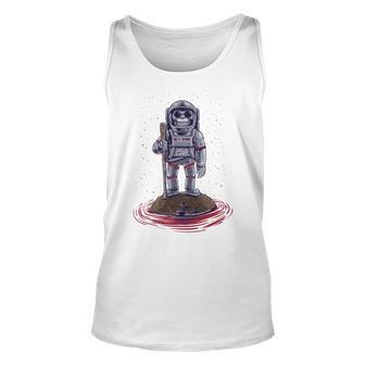 Funny Astronaut Monkey V3 Unisex Tank Top | Favorety AU