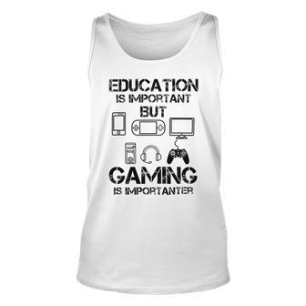 Funny Kids Gaming Unisex Tank Top | Favorety AU