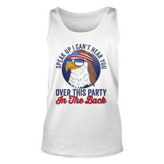Funny Redneck 4Th Of July American Flag Usa Eagle Mullet Unisex Tank Top | Mazezy