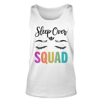 Funny Sleepover Squad Pajama Great For Slumber Party V2 Unisex Tank Top - Seseable