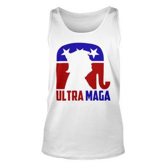 Funny Ultra Maga Gift For Americans Trump Biden Lover Unisex Tank Top | Favorety CA