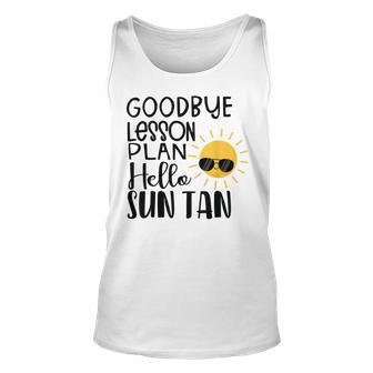 Good Bye School Hello Summer Unisex Tank Top | Favorety AU