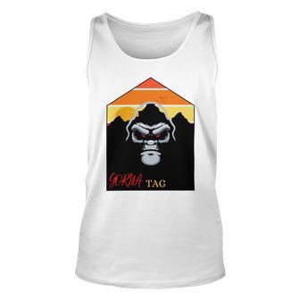 Gorilla Tag Pfp Maker Gorilla Tag Mountain Unisex Tank Top | Favorety